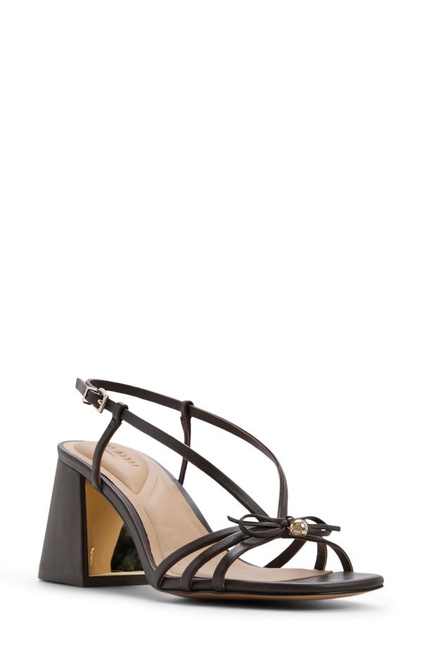 テッドベーカー レディース シューズ ヒール サンダル Ted Baker London Eliza Slingback Sandal Women DARK BROWN ブラウン