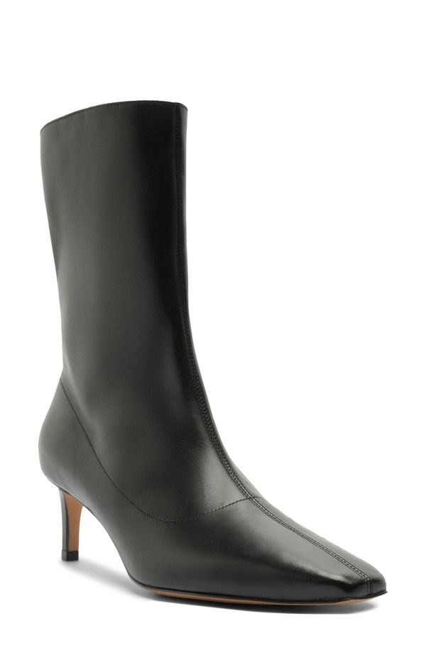 アレッツォ レディース シューズ ブーツ・レインブーツ Arezzo Emmett Snip Toe Bootie Women BLACK ブラック