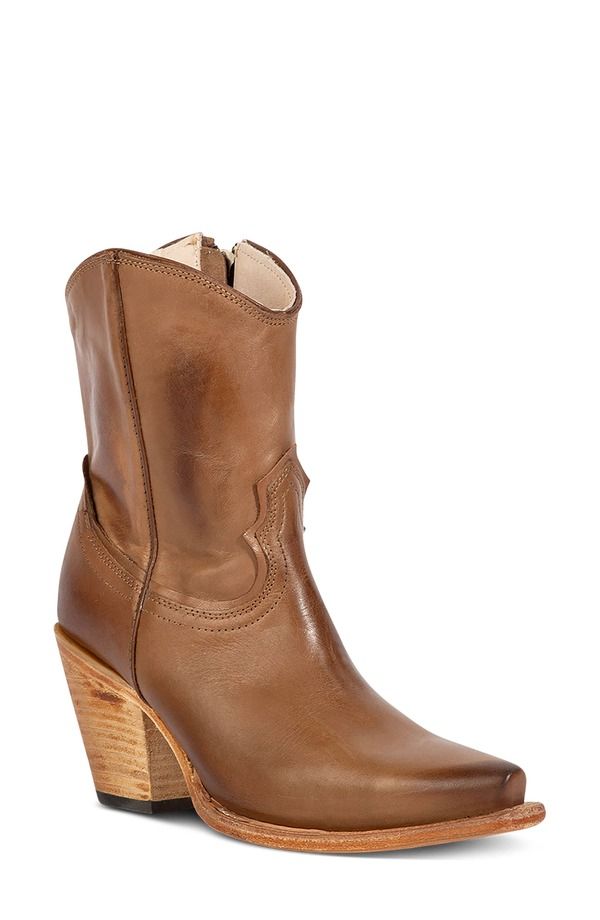 フリーバード バイ スティーブン レディース シューズ ブーツ・レインブーツ レザー FREEBIRD Firebird Leather Bootie Women BEIGE ベージュ