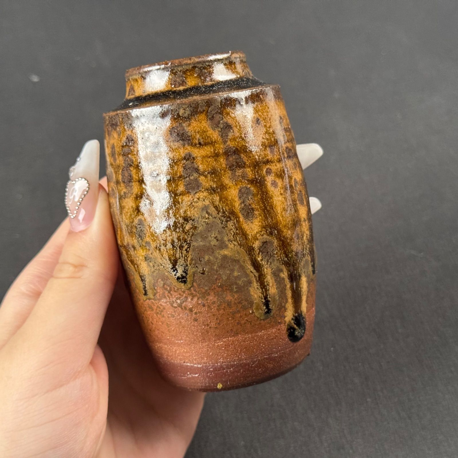 初代 森本陶谷 作 丹波茶入 二代 陶谷 鑑定箱 仕覆 茶道具 骨董 - メルカリ