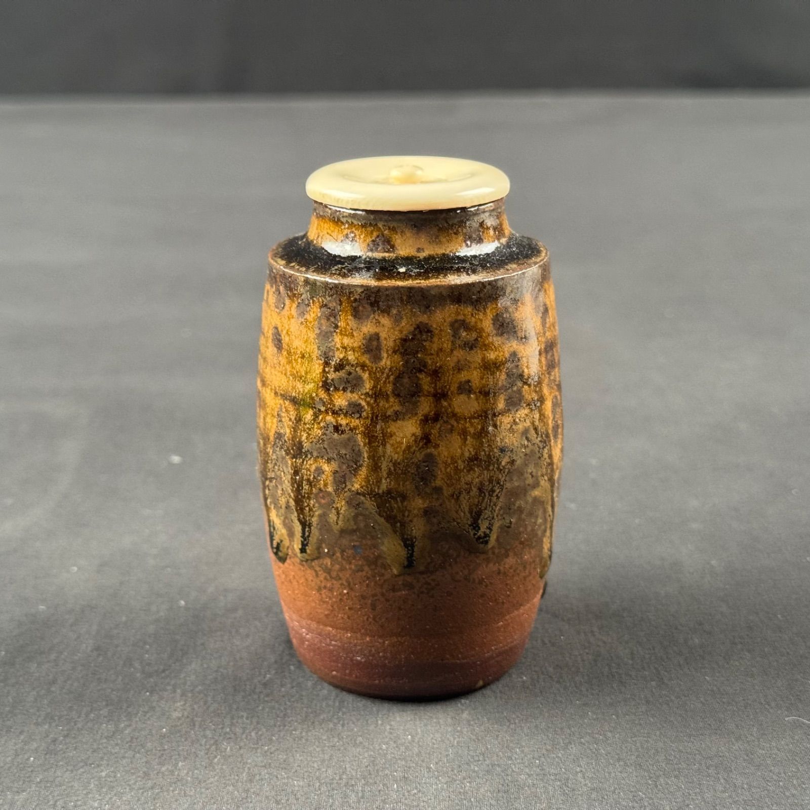 初代 森本陶谷 作 丹波茶入 二代 陶谷 鑑定箱 仕覆 茶道具 骨董 - メルカリ