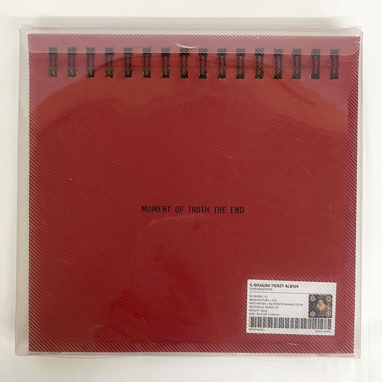G-DRAGON チケットアルバム DVD NL9562 f117 - メルカリ