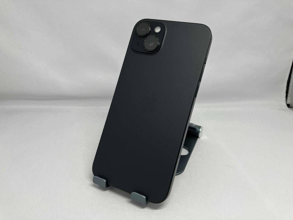 【SIMロックなし】MU083J/A iPhone 15 Plus 128GB ブラック Rakuten 50,892円