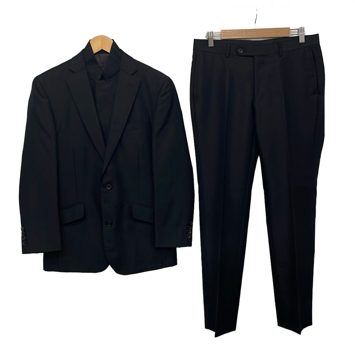 MEN'S TENORAS(メンズティノラス) シングルスーツ メンズ美品 黒 3点セット 13,244円