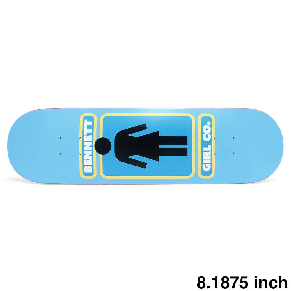 GIRL DECK ガール デッキ NIELS BENNETT 93 TIL GLOW STICKS 8.1875　スケートボード スケボー 7,920円