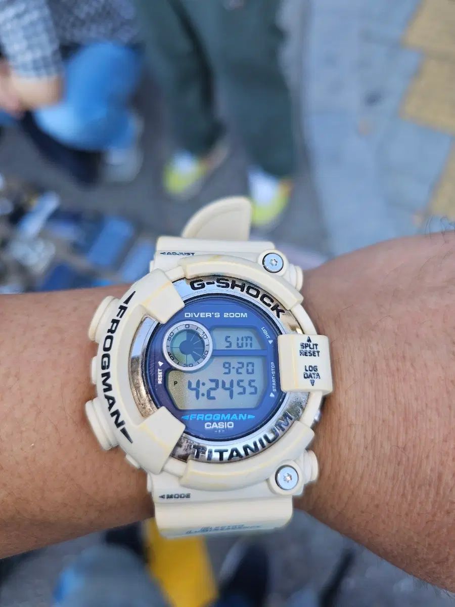 G-SHOCK プログマン DW-8200 チタン 200M メンズ ウォッチ ベージュ