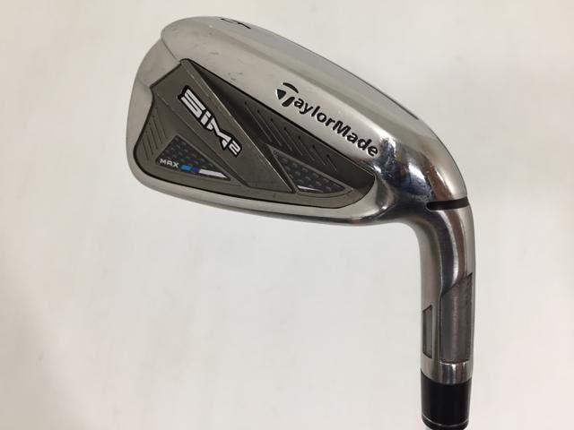返品OK 【中古ゴルフクラブ】(6本セット)テーラーメイド SIM2 MAX (シム2 マックス) アイアン 2021 (日本仕様) KBS MAX MT85 JP スチール 6～9.P.A