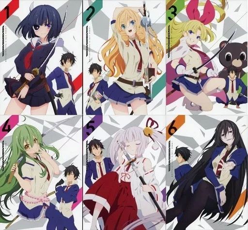 【中古】アニメBlu-ray Disc 武装少女マキャヴェリズム 限定版 全6巻セット 21,500円