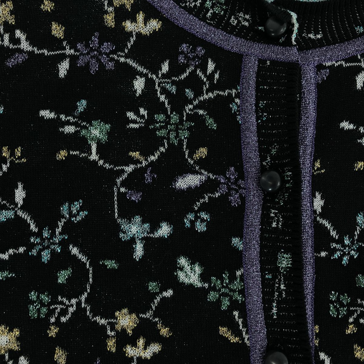 美品】 Mame Kurogouchi / マメクロゴウチ | Floral Motif Glitter