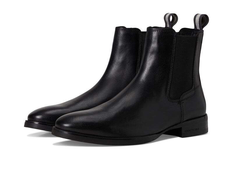 ケネスコール メンズ シューズ ブーツ・レインブーツ Kenneth Cole Raymond Black Leather ブラック