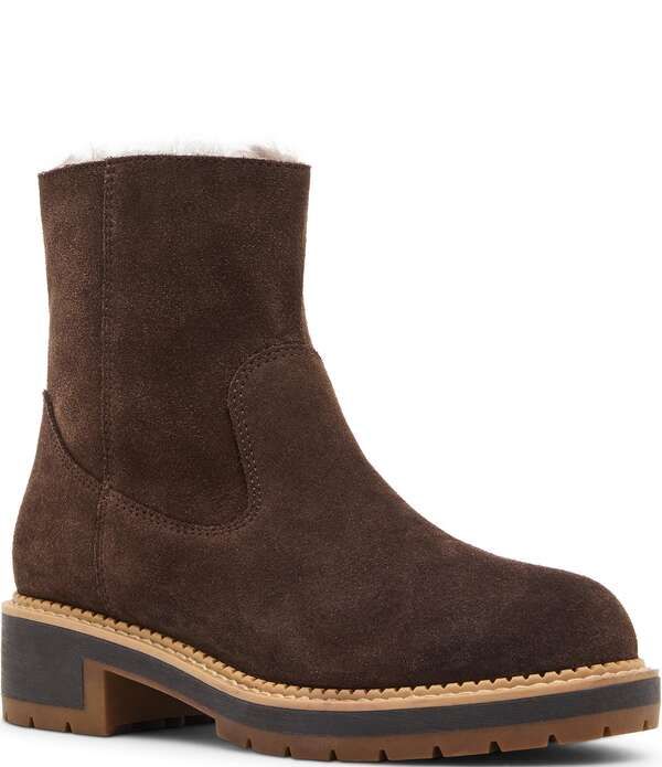 ブロンド レディース シューズ ブーツ・レインブーツ スエード Blondo Nappa Waterproof Suede Faux Fur Lined Booties Java 38,220円