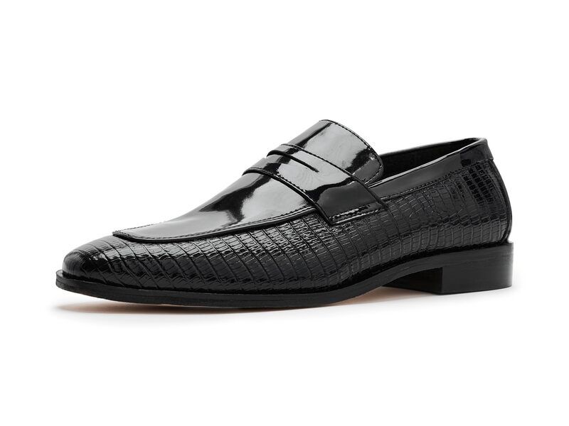 ステイシーアダムス メンズ シューズ スリッポン・ローファー Stacy Adams Ravito SlipOn Penny Loafer Black ブラック