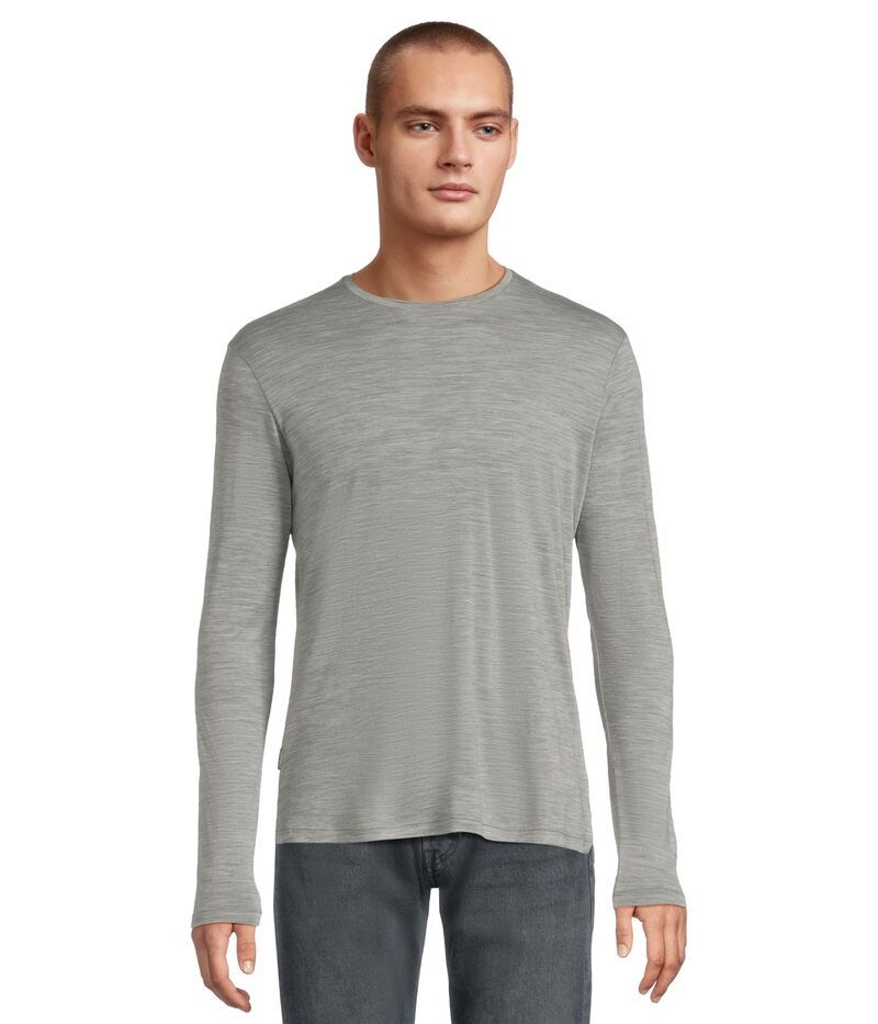 アイスブレーカー メンズ トップス シャツ Icebreaker Merino 125 CoolLite Sphere Long Sleeve Tee Metro Heather ヘザー