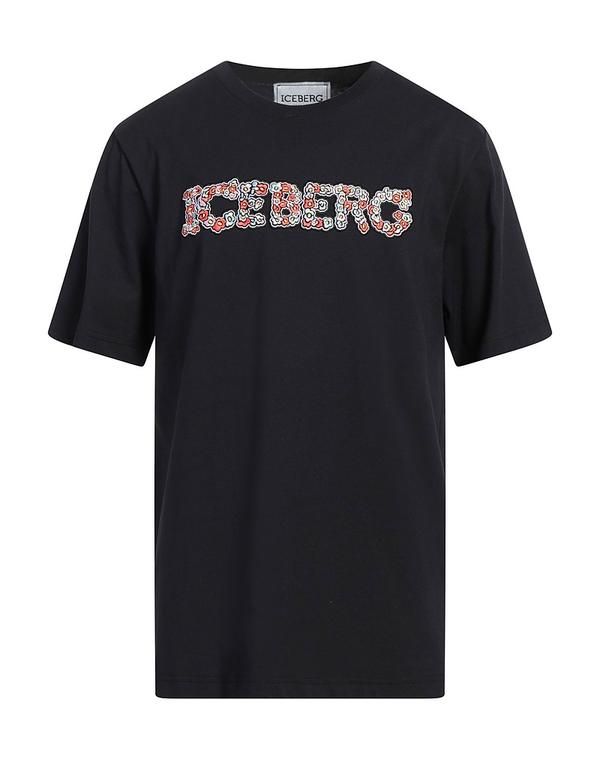 アイスバーグ メンズ トップス Tシャツ ICEBERG Ｔシャツ Black ブラック