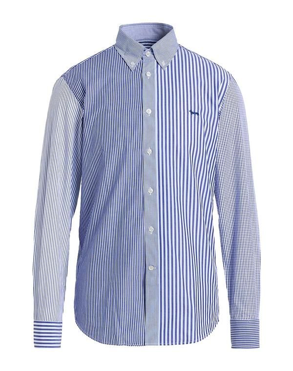 ハーモント ブレイン メンズ トップス シャツ HARMONT BLAINE ストライプ柄シャツ Blue ブルー 31,720円