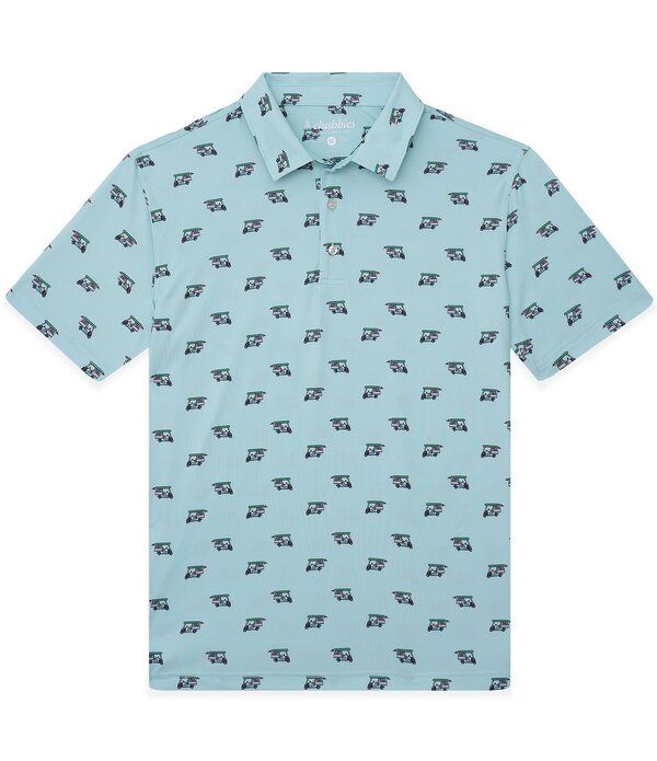 チャビーズ メンズ トップス シャツ プリント Chubbies Birdie Juice Printed Performance Short Sleeve Polo Light Pastel Blu 8,861円