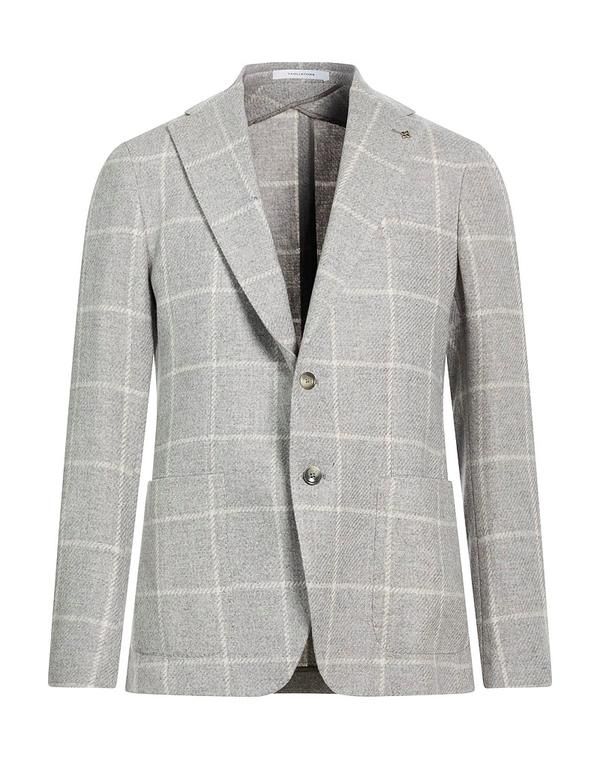 タリアトーレ メンズ アウター ジャケット・ブルゾン テーラードジャケット TAGLIATORE Light Gray グレー