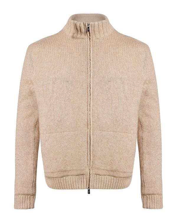 フェデーリ メンズ アウター カーディガン FEDELI Beige ベージュ