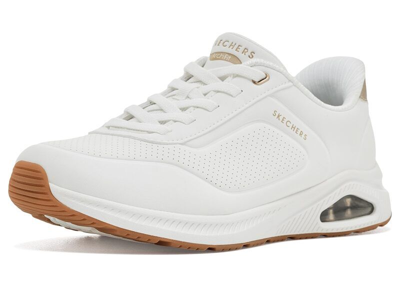 スケッチャーズ レディース シューズ スニーカー SKECHERS Arch Fit Uno White ホワイト