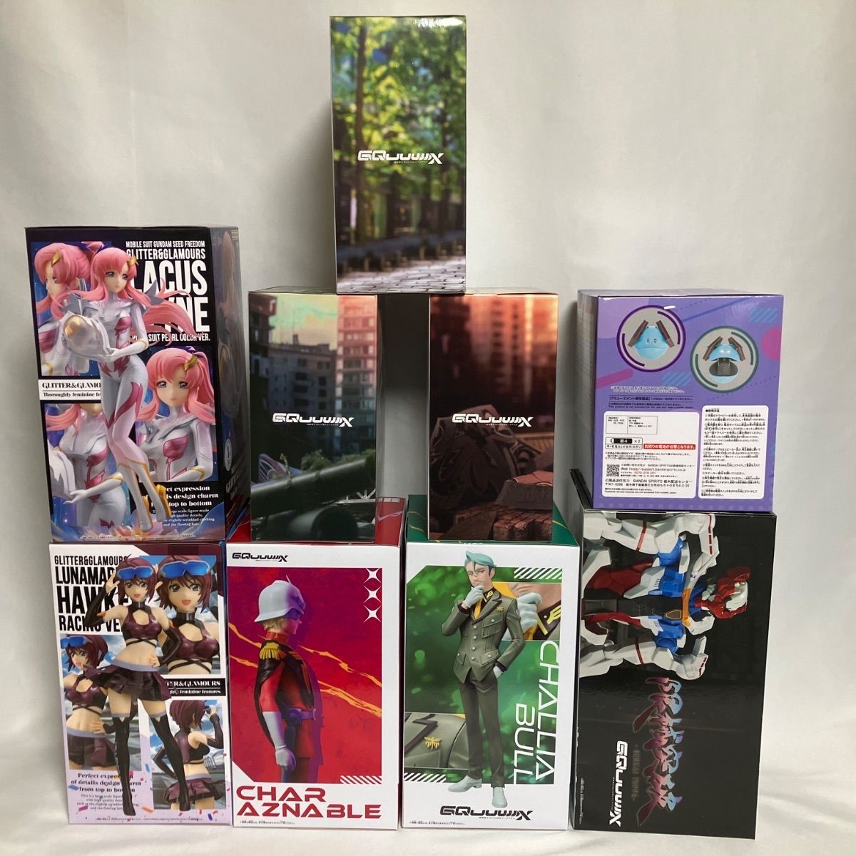 9種セット！機動戦士ガンダム　プライズ　まとめ売り 9点セット】ガンダム プライズフィギュア まとめ売り GQuuuuuuX SEED