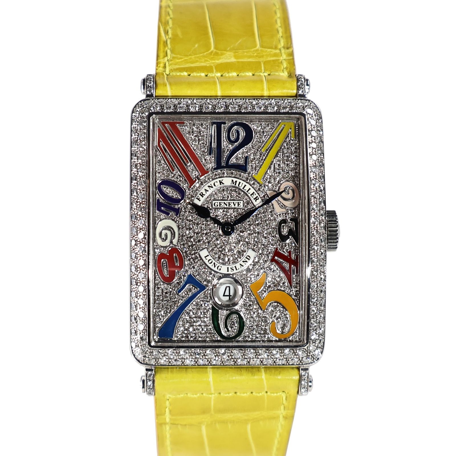 フランク ミュラー Franck Muller ロングアイランド 1200SCDT 中古 アフターダイヤモンド加工