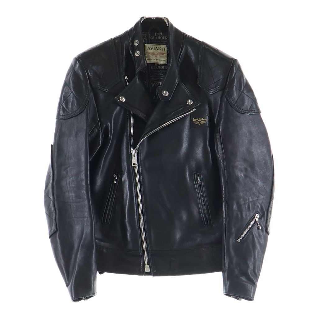 Lewis Leathers (ルイスレザー) 16SS ×HYSTERIC GLAMOUR ヒステリックグラマー Super Monza スーパーモンザ レザーダブルライダースジャケットブラック 0261LB01 103,950円