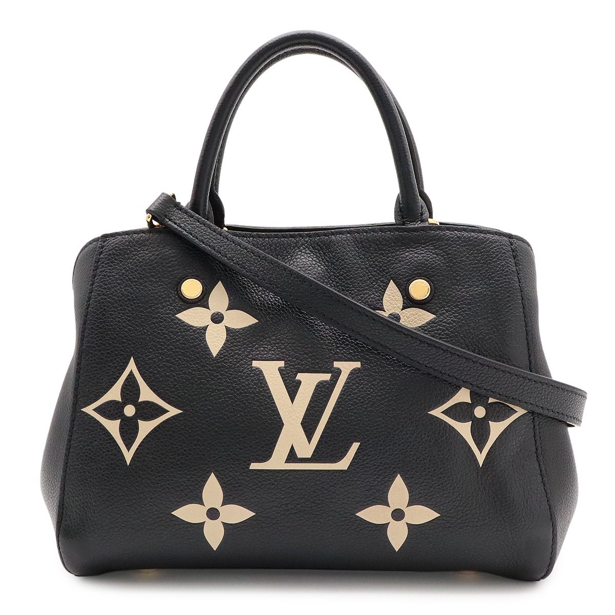 LOUIS VUITTON ルイ ヴィトン モノグラムアンプラント モンテーニュBB ハンドバッグ 2WAY ショルダーバッグ ノワール 黒 ブラック M45778 149,000円