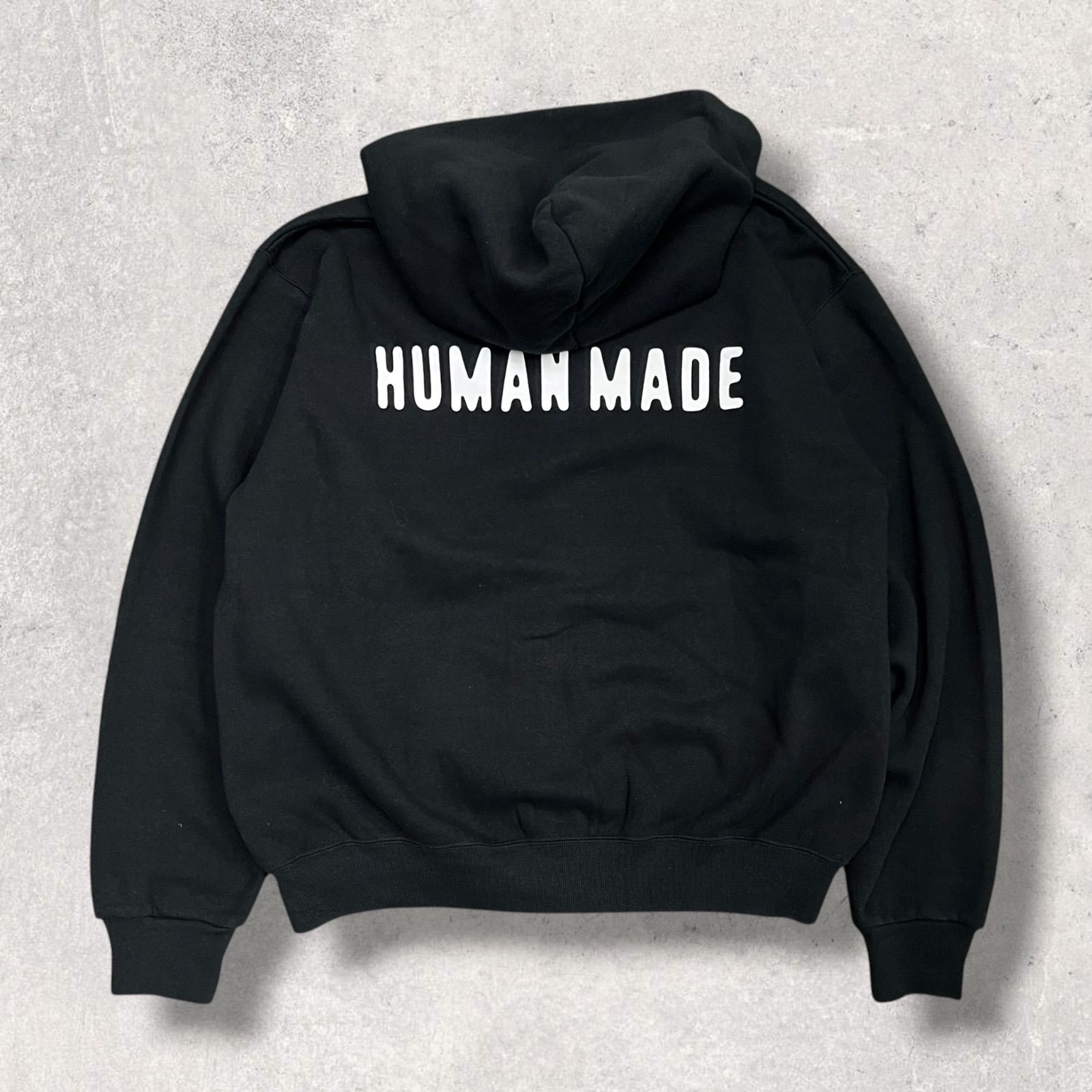 HUMAN MADE パーカー ブラック ハートロゴ HUMAN MADE ヒューマンメイド CLASSIC ZIP-UP HOODIE M ブラック