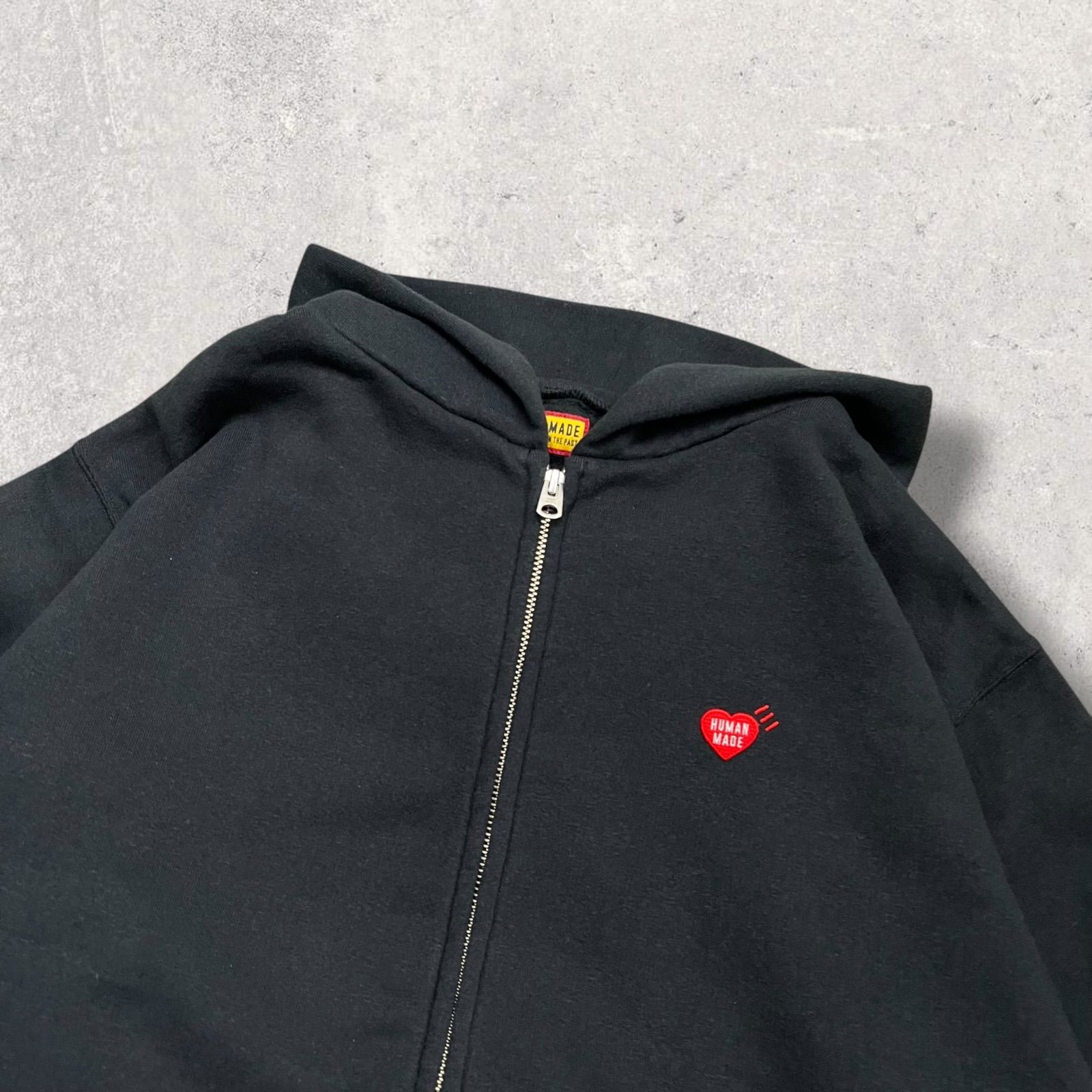 HUMAN MADE ヒューマンメイド CLASSIC ZIP-UP HOODIE M ブラック