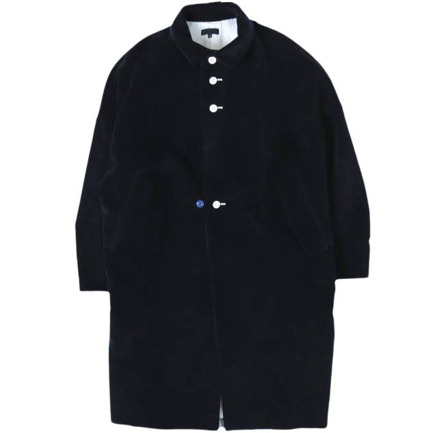 Omar Afridi オマールアフリディ 22AW 日本製 Cocoon Coat Corduroy コーデュロイ コクーンコート AW22-CT-103-01 46 Midnight Navy 定価163,900円 アウター g28097