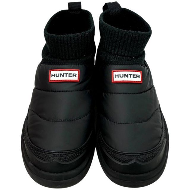 HUNTER イン/アウト パファー ニッテッド カフ ブーツ WFS2265REN