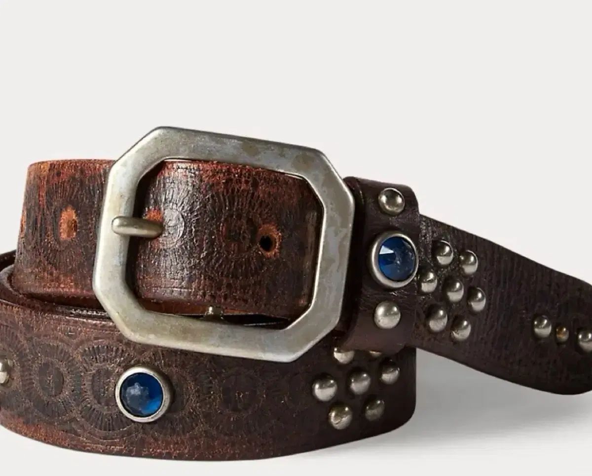 RRL ラスコ スタッズ ベルト 34