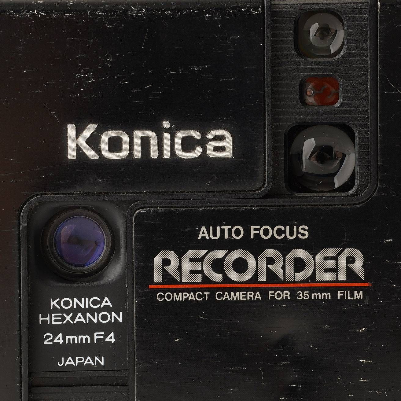 コニカ Konica Auto Focus Recorder ブラック / Hexanon 24mm F4
