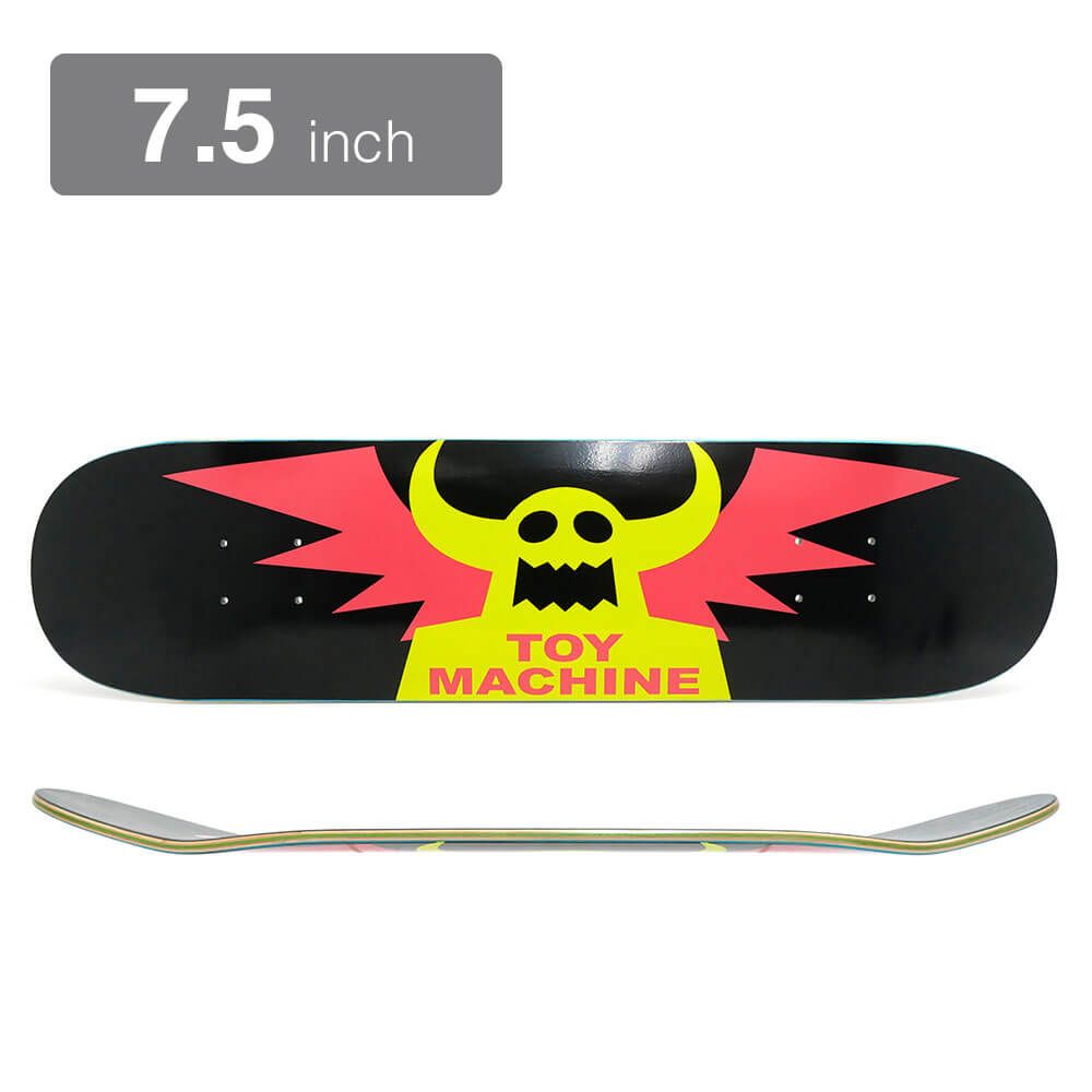 TOY MACHINE DECK トイマシーン デッキ TEAM WINGED BLACK 7.5（デッキ