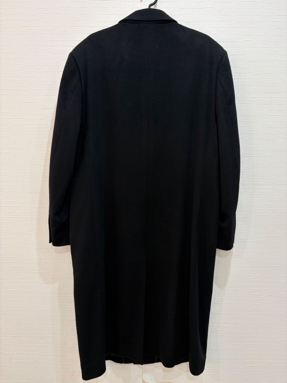 最高峰の逸品◇ロロピアーナ カシミヤ100% ロングコート 黒 [LL