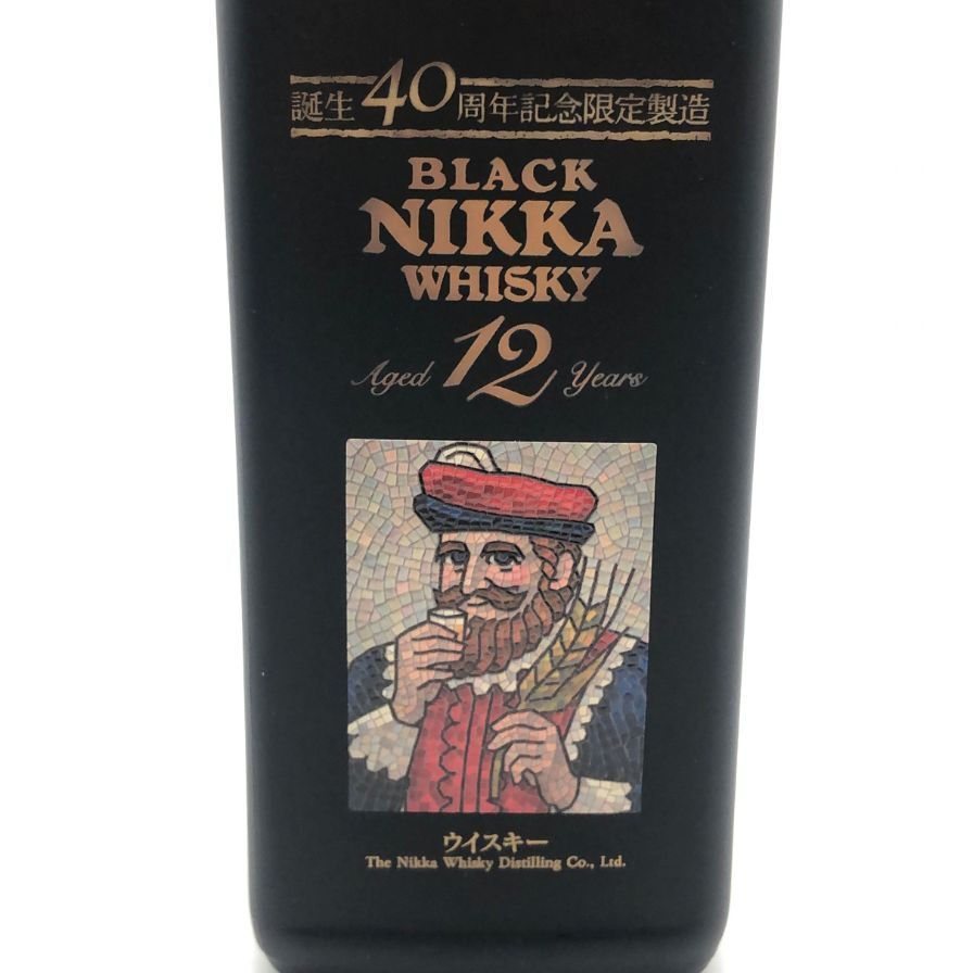 ブラックニッカ 12年 誕生40周年記念限定 720ml - メルカリ