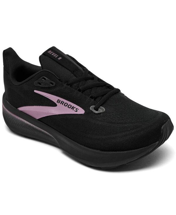 ブルックス レディース シューズ スニーカー Brooks Womens Revel 9 Lightweight Running Sneakers from Finish Line Black Ros