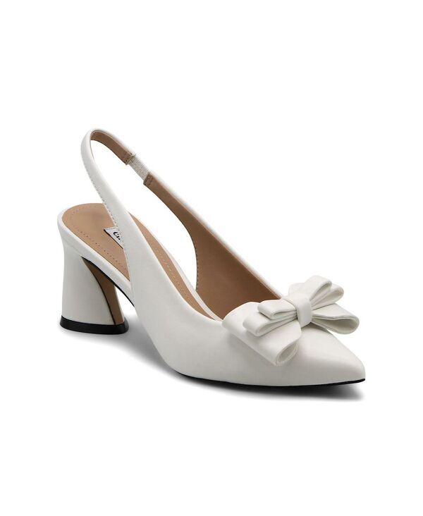 チャールズ・デイビッド レディース シューズ パンプス ヒール Charles David Womens Astrid Slingback Chunky Heel White ホワイト