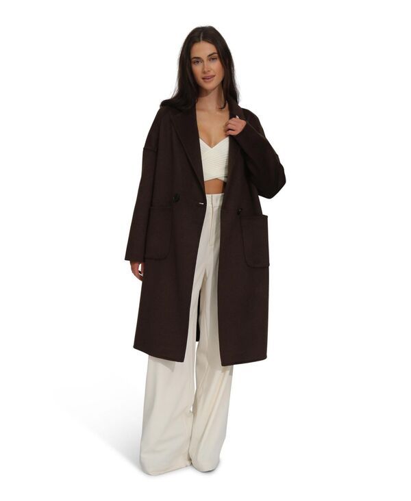 ベルアンドブルーム レディース アウター ジャケット・ブルゾン ウール コート Belle Bloom Womens Publisher DoubleBreasted Wool Blend Coat