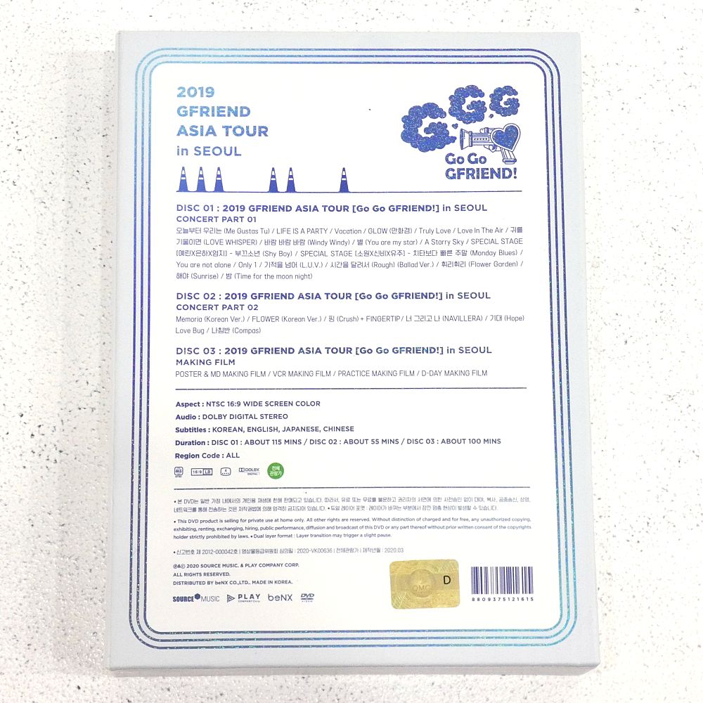 小牧店】GO GO GFRIEND! 2019 GFRIEND ASIA TOUR in SEOUL DVD 【I315