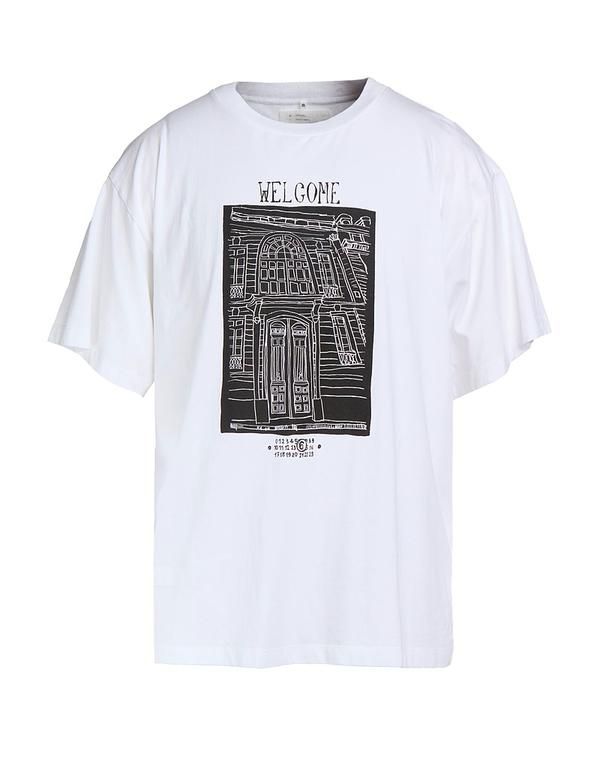 マルタンマルジェラ メンズ トップス Tシャツ MM6 MAISON MARGIELA White ホワイト