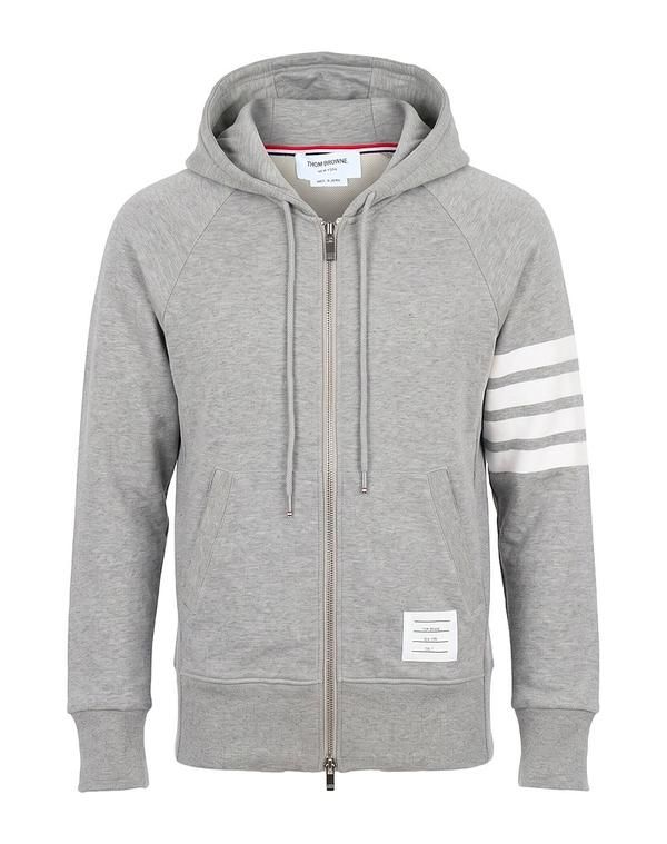 トムブラウン メンズ アウター パーカー・スウェット THOM BROWNE Gray グレー