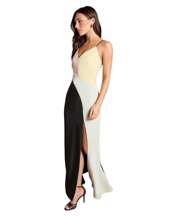 コースト レディース トップス ワンピース Vネック カラーブロック マキシ Coast Womens Colorblock Maxi VNeck Dress Multi マルチカラー