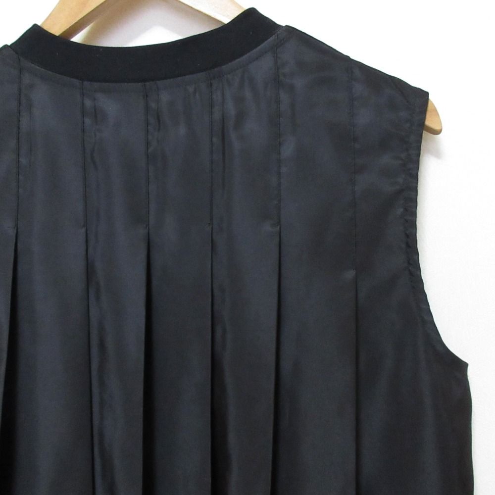 24年商品 sacai サカイ Cotton Jersey X Nylon Twill Dress