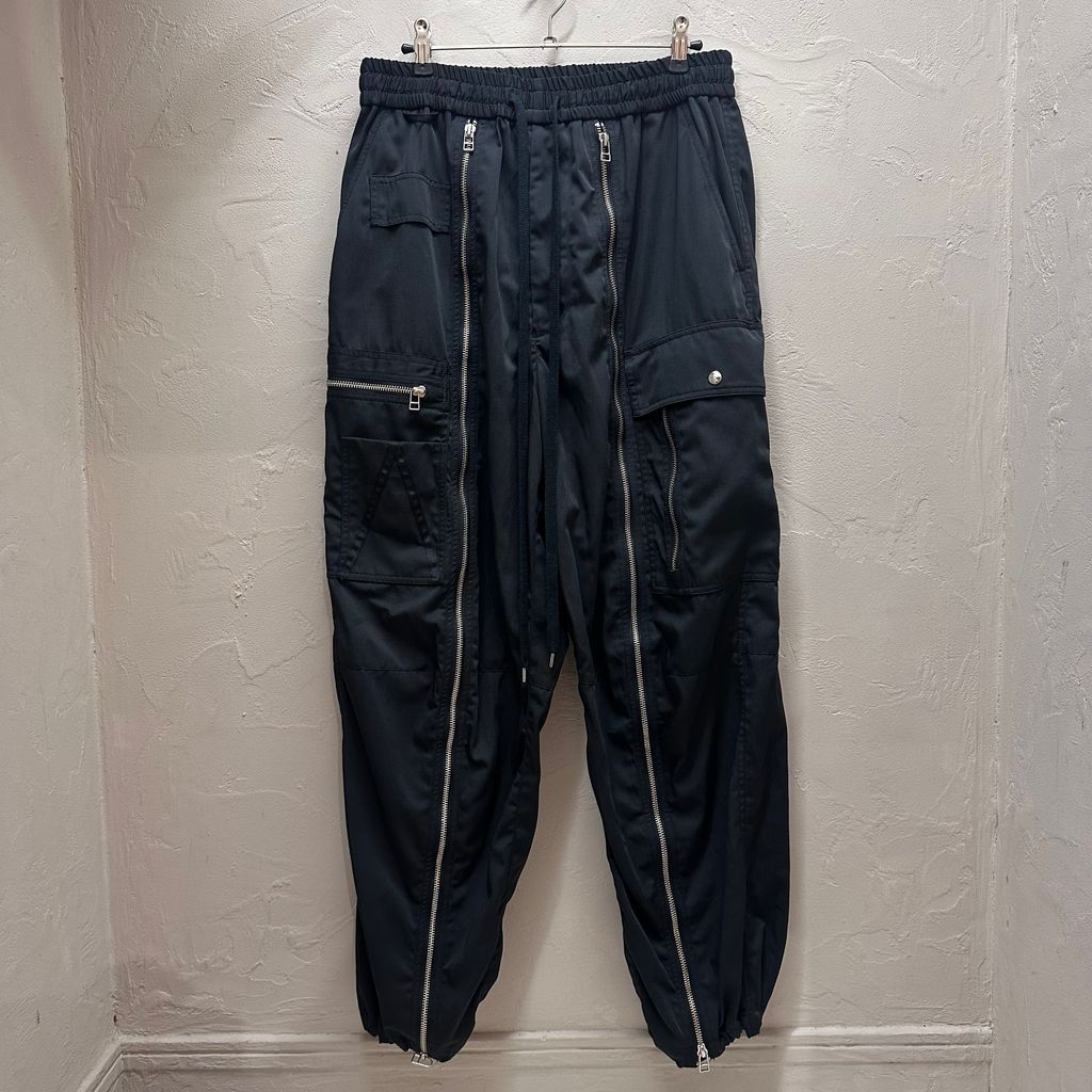 ANEI アーネイ 25SS FLIGHT PANTS フライトパンツ AN0252_S0804 ブラック size:2【代官山B09】