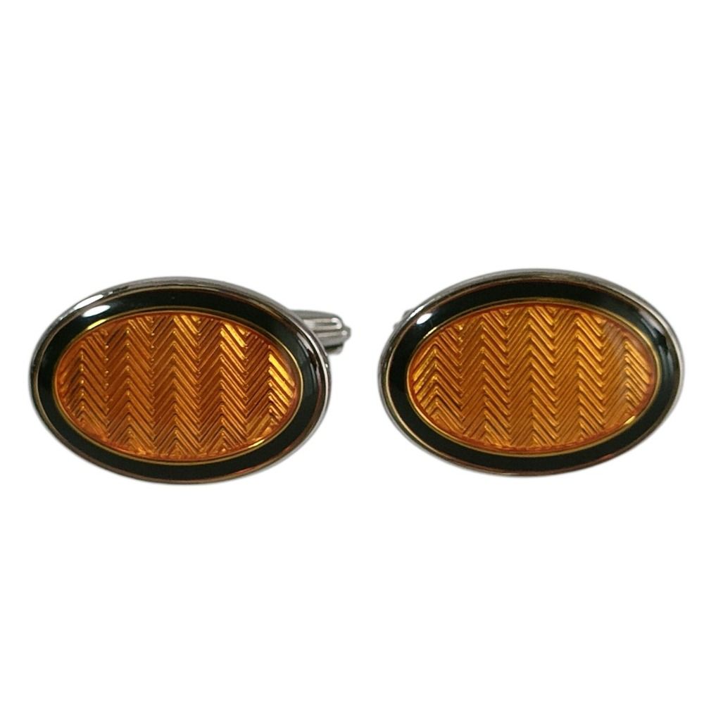 dunhill ダンヒル sv925 オーバル カフスボタン カフリンクス シルバー メンズ中古 古着 USED 美品