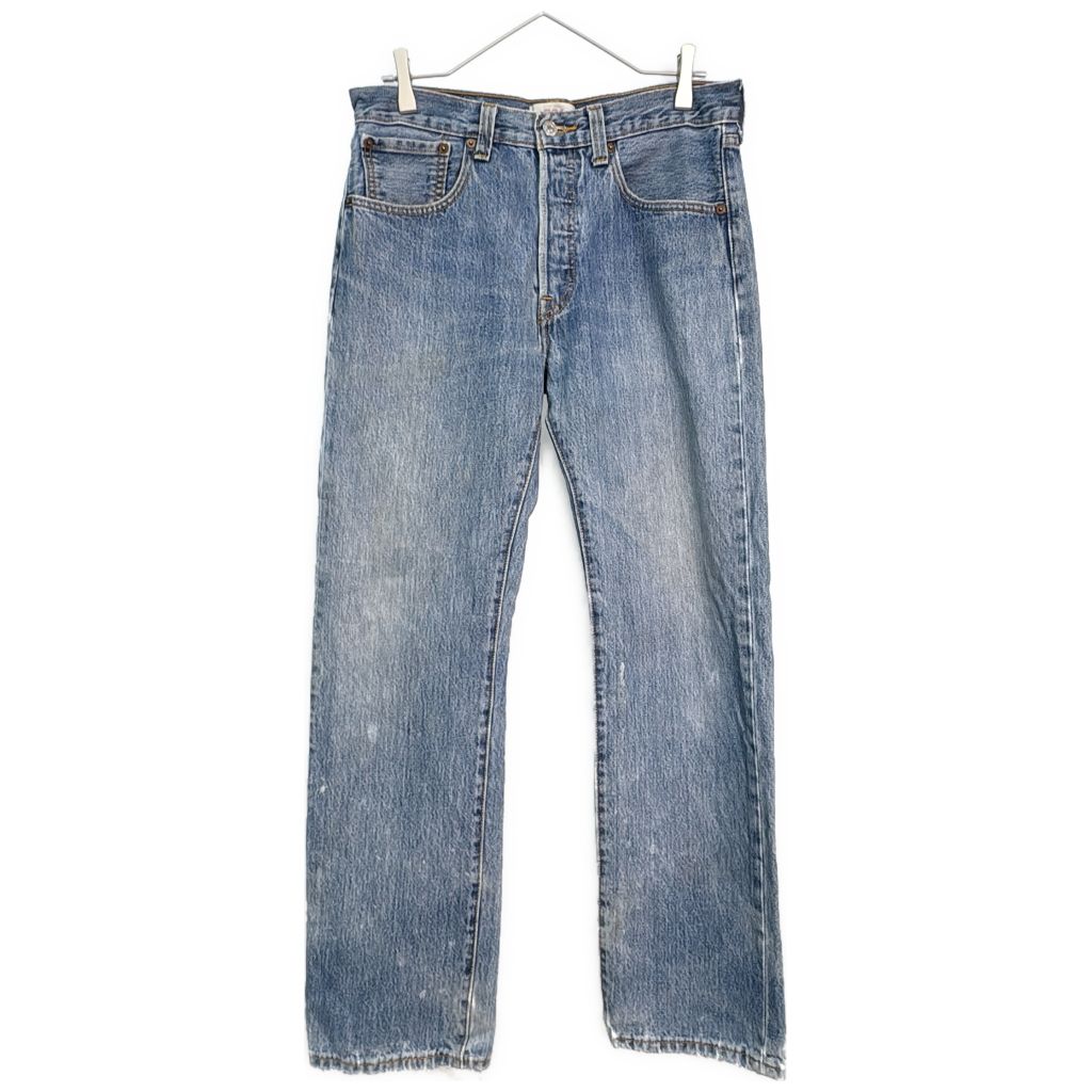 00年代 Levi\'s / リーバイス 501 デニムパンツ ブルー (メンズ W31 L30) 中古 古着 Z0797