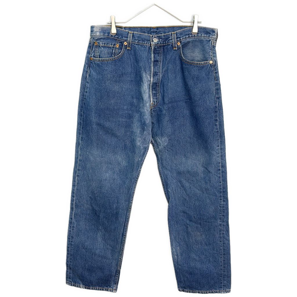 00年代 USA製 Levi\'s / リーバイス 501 デニムパンツ 大きいサイズ ブルー (メンズ W38 L30) 中古 古着 Z0824