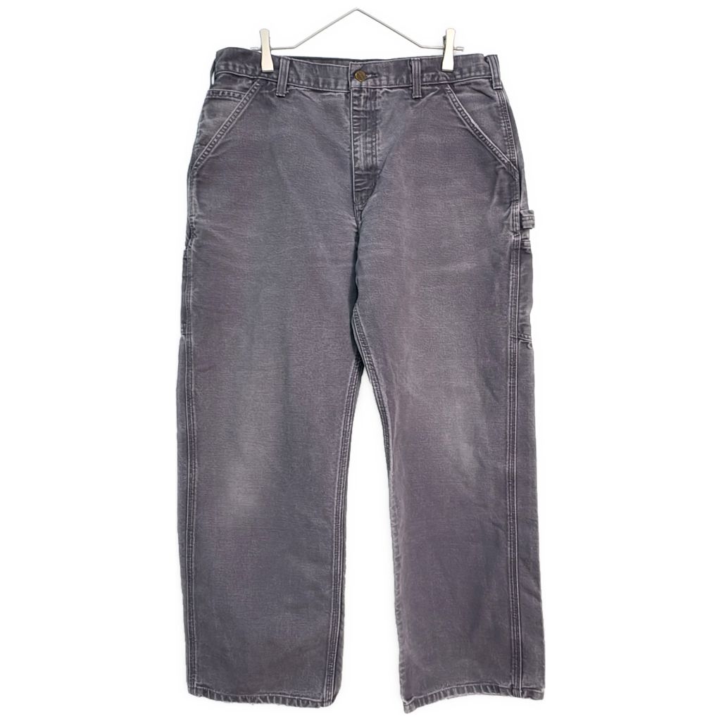 00年代 Carhartt / カーハート ダックペインターパンツ 大きいサイズ グレー (メンズ W38 L30) 中古 古着 Z0846