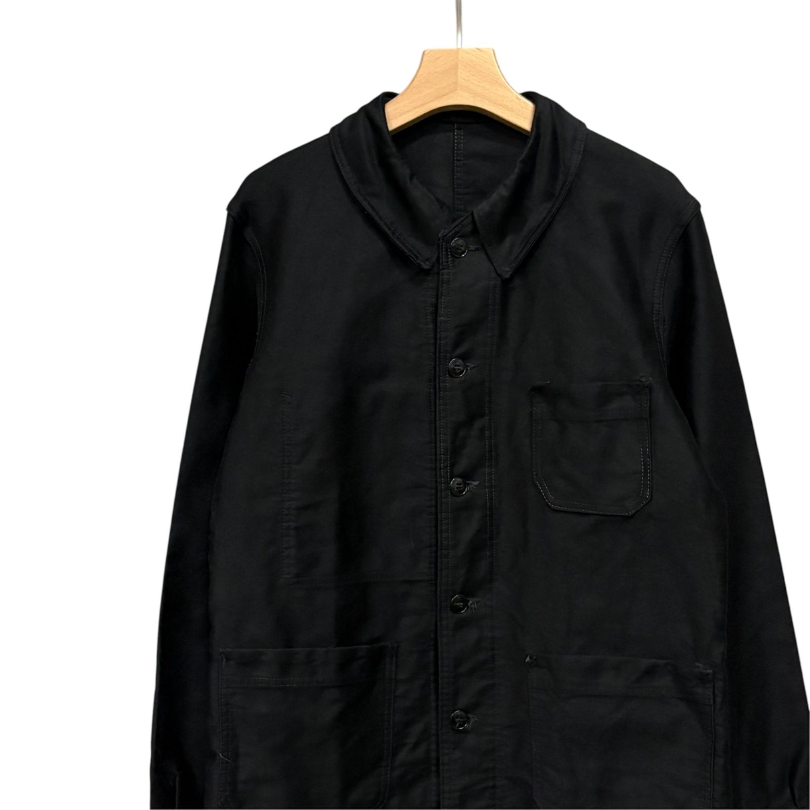 50s ブラックモールスキン フレンチワークジャケット 48,540円